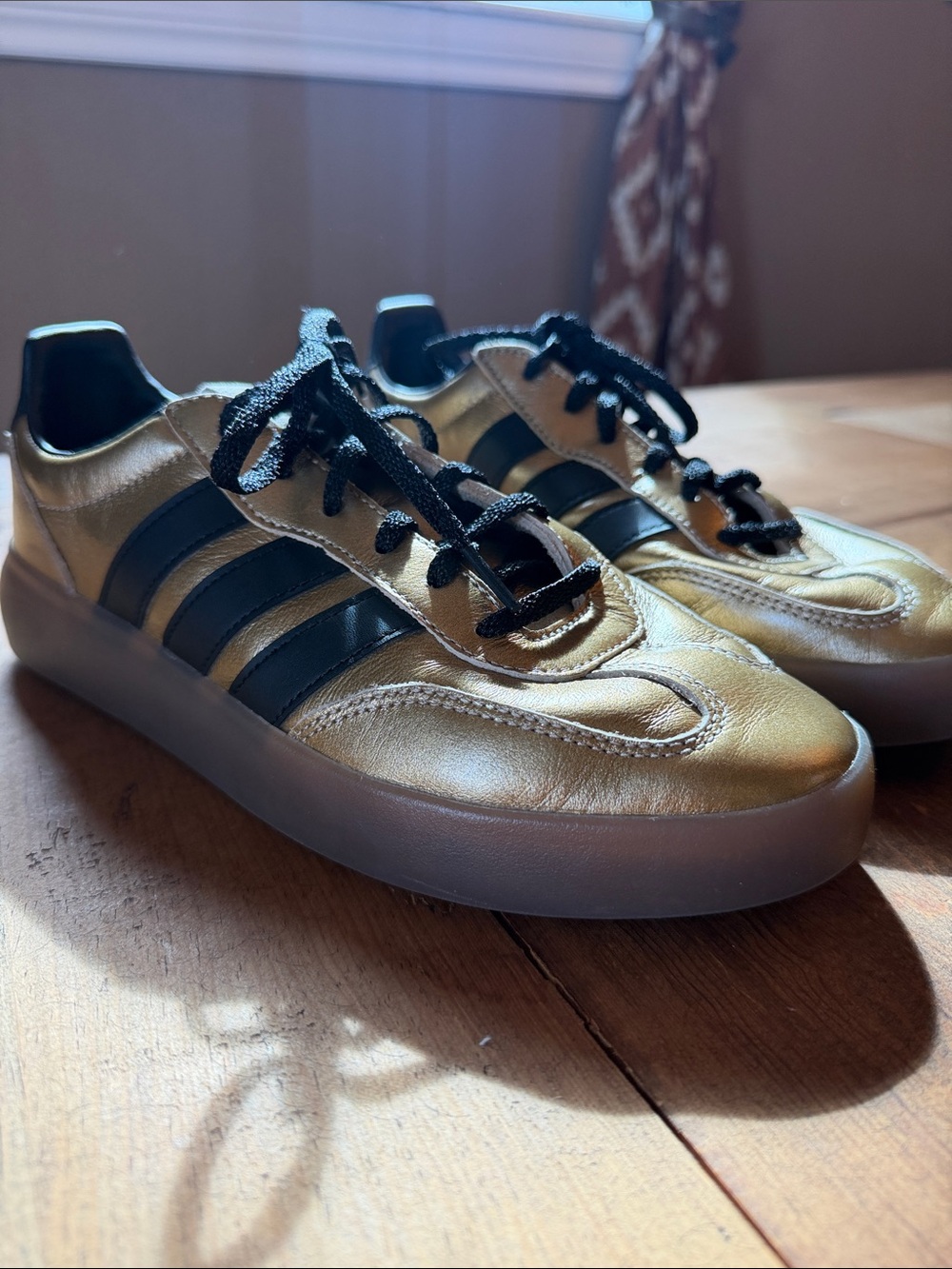 adidas Gold and Black Men’s Casual Sneakers